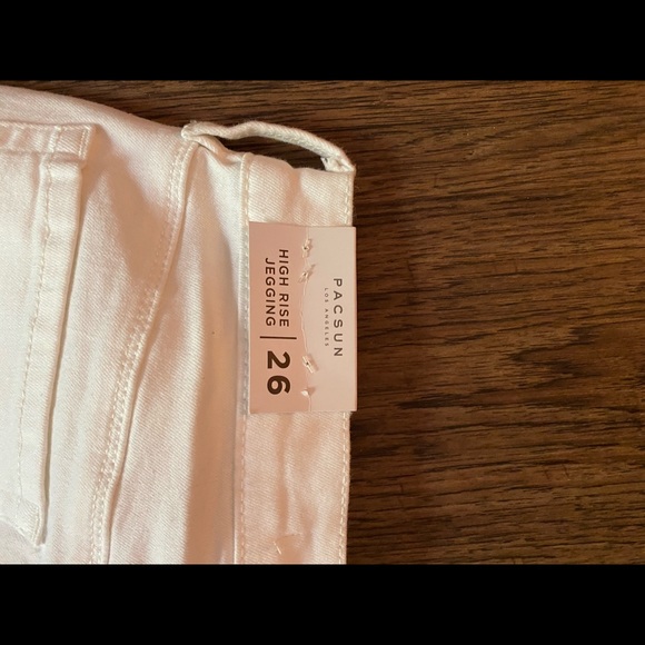 White Pacsun Jeans - Picture 2 of 3
